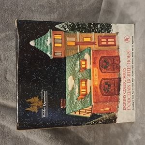 0803 Holiday Expressions Dickens Collectible Porcelain Lighted House